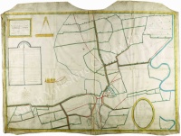 Historic map of Pickhill and Roxby 1765